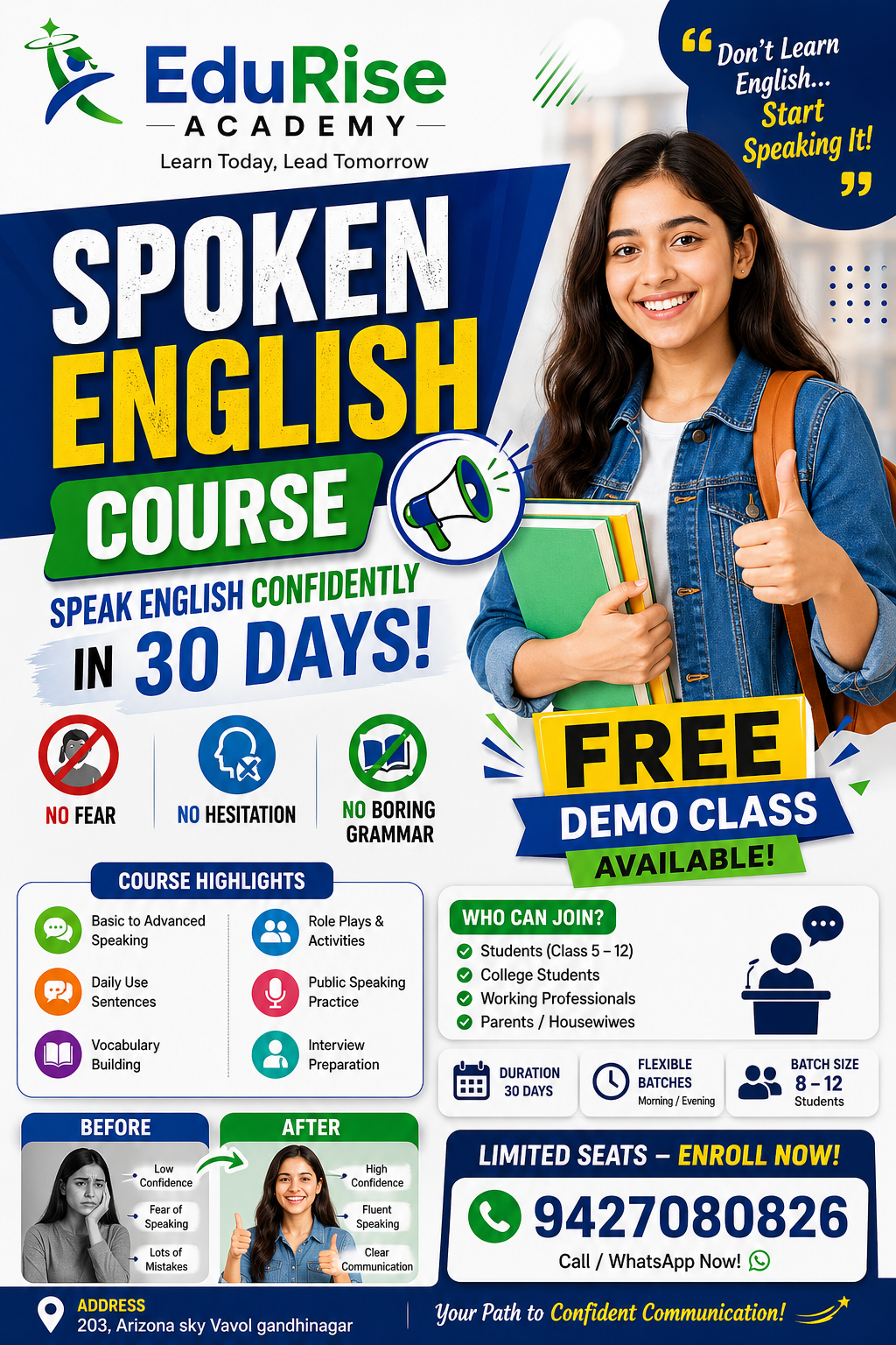 Spoken English Course – EduRise Academy